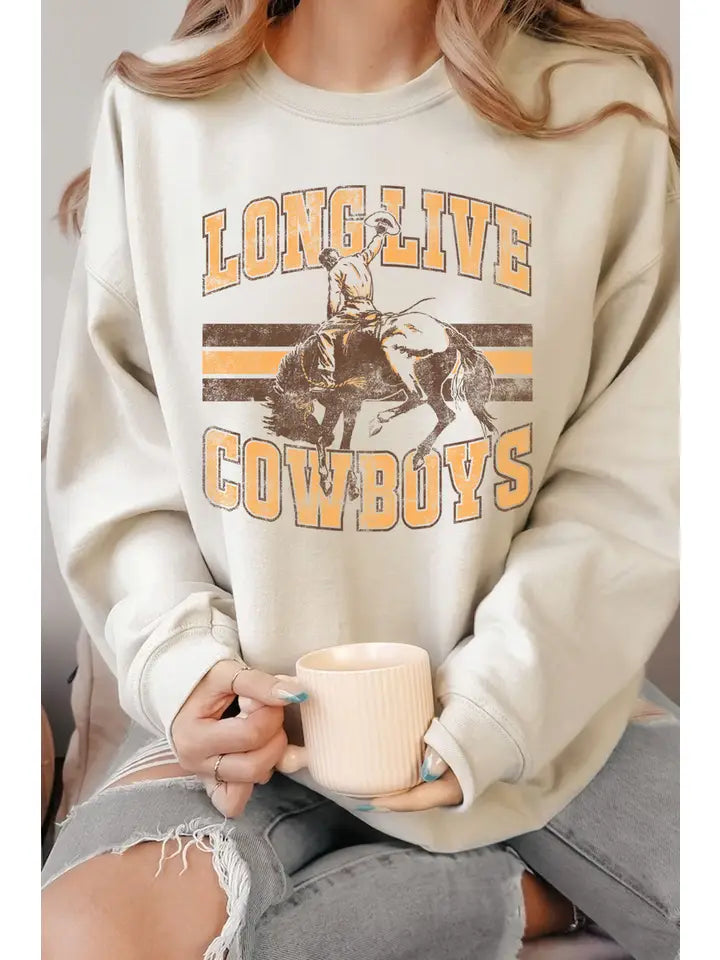 Long Live Cowboys Crewneck