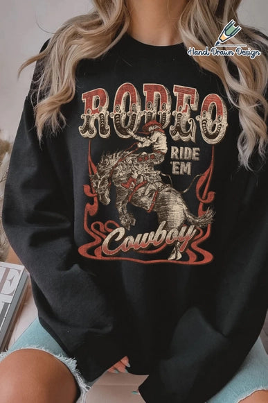 Rodeo, Ride 'em Cowboy Crewneck