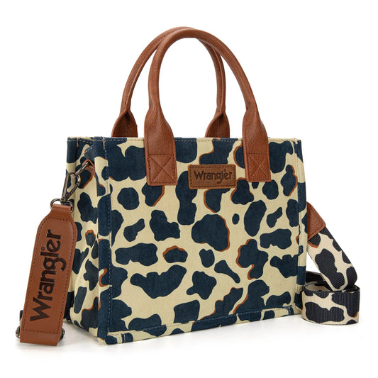 Wrangler Cow Print Tote Bag