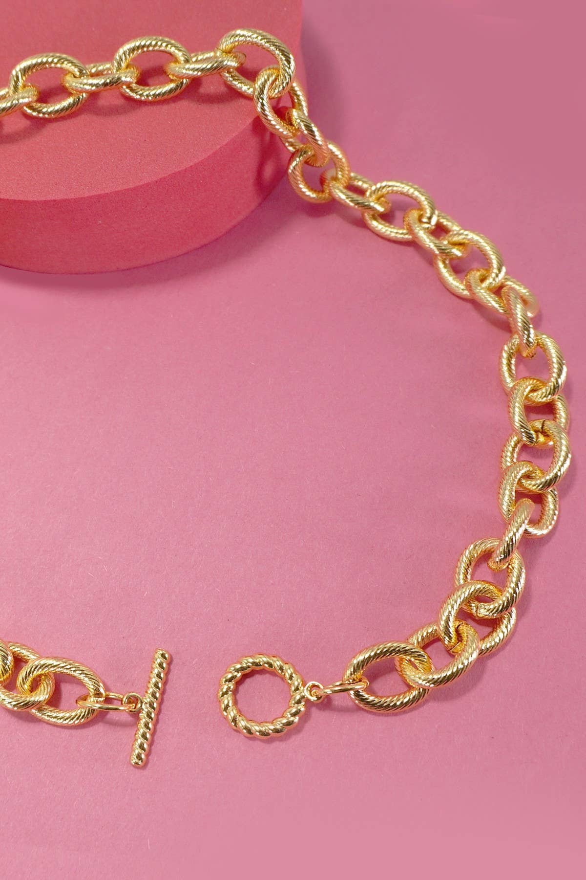 Stainless Steel Tarnish Free Chunky Chain Necklace