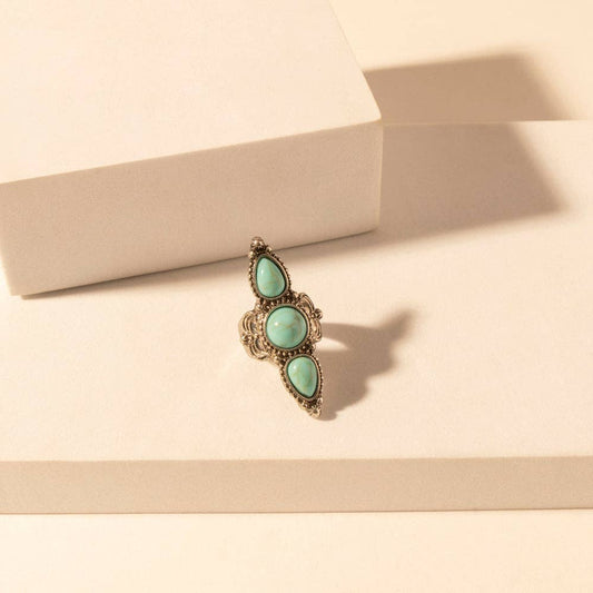 Wildfire Turquoise adjustable Ring