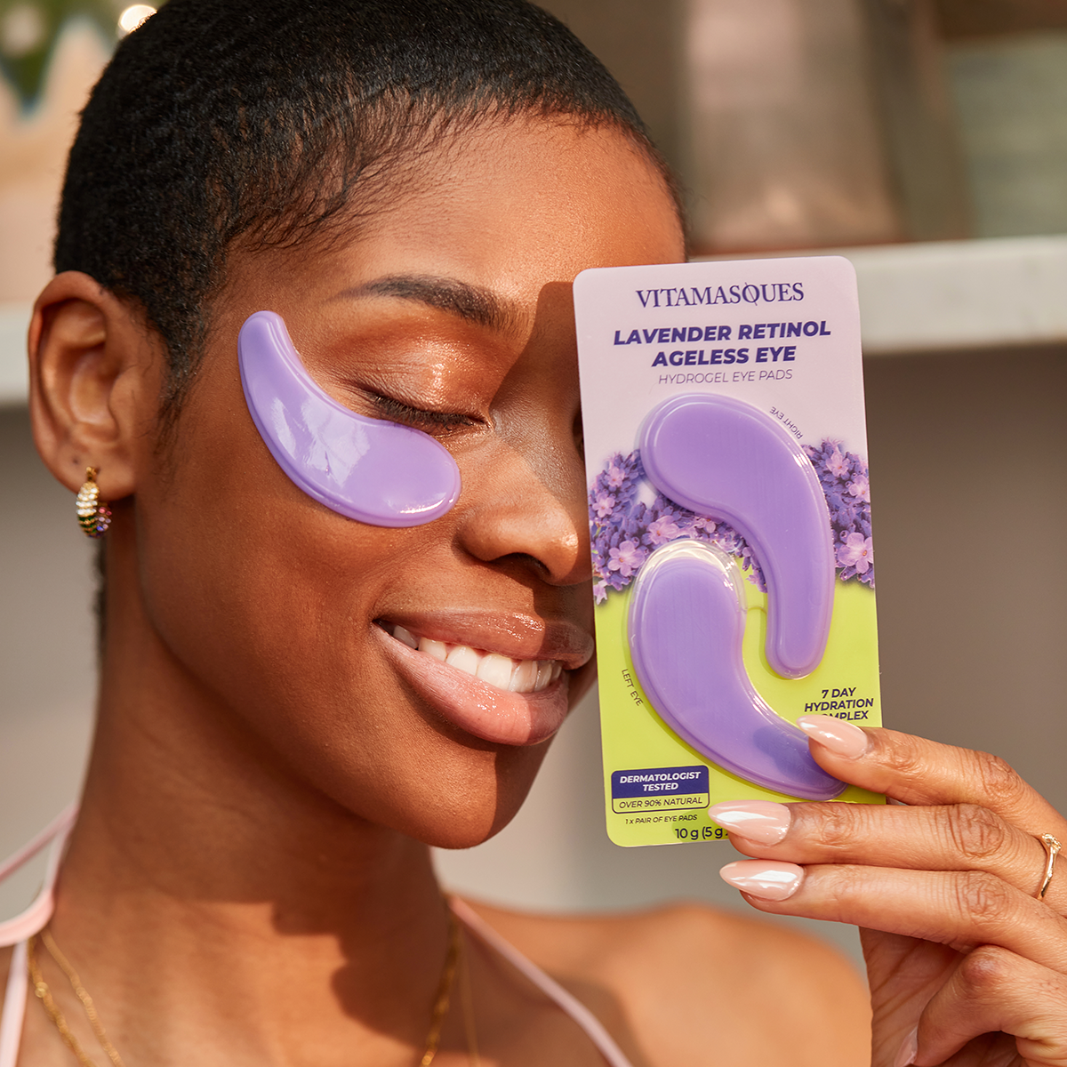 LAVENDER RETINOL AGELESS EYE HYDROGEL EYE PADS