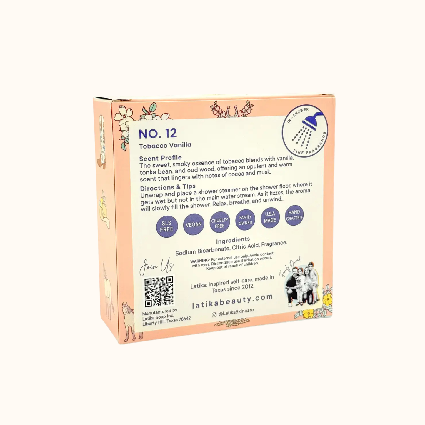 Tobacco Vanilla Shower Steamers