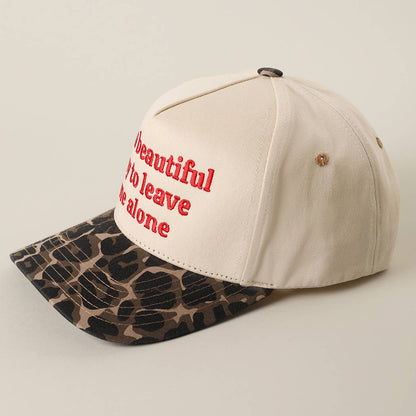 It's a Beautiful Day to Leave Me Alone Trucker Hat