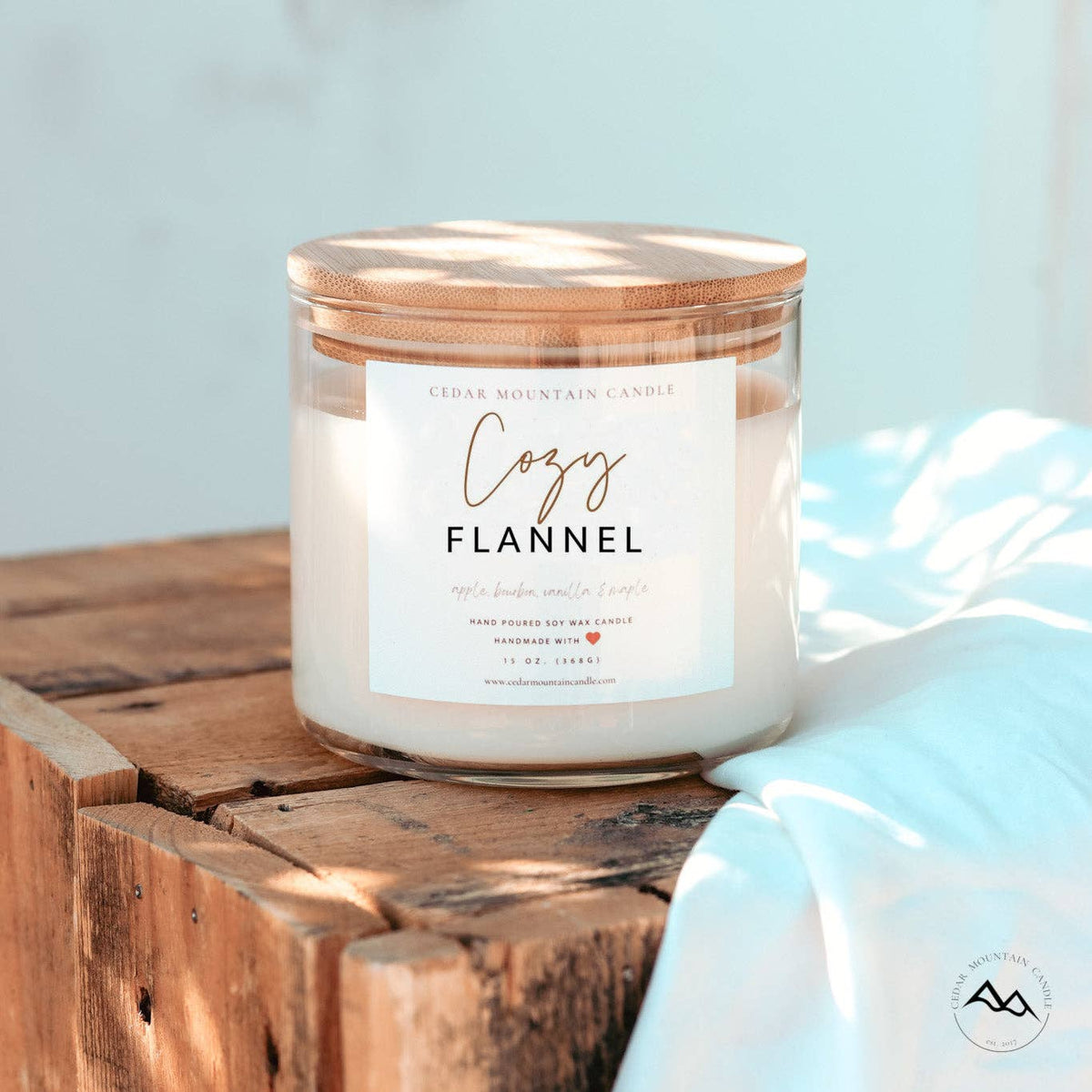 Cozy Flannel 3 Wick Candle