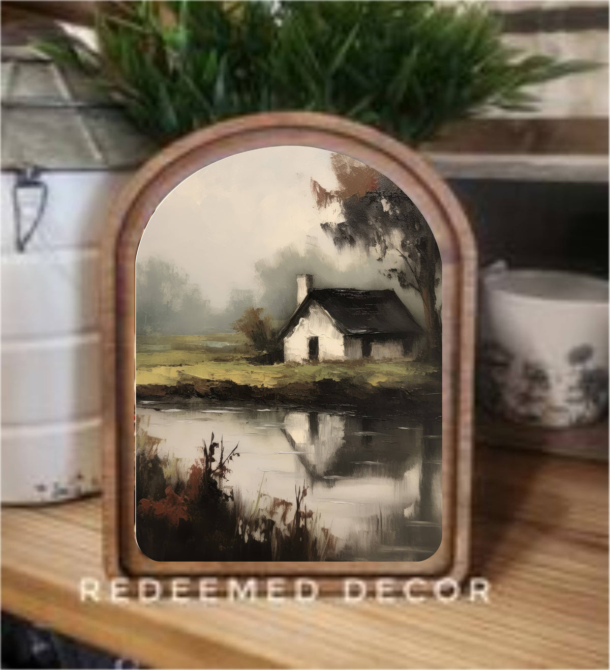 Arch Top Framed Art (6x8")