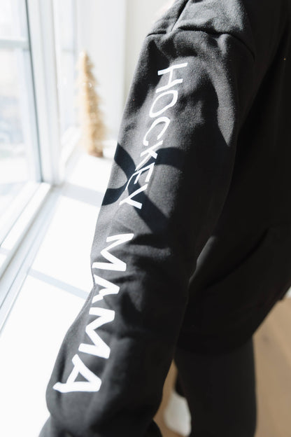 Busy Hockey Mom Half Zip Hoodie