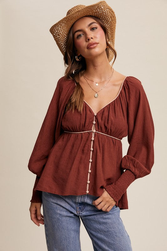 The Brinlee blouse