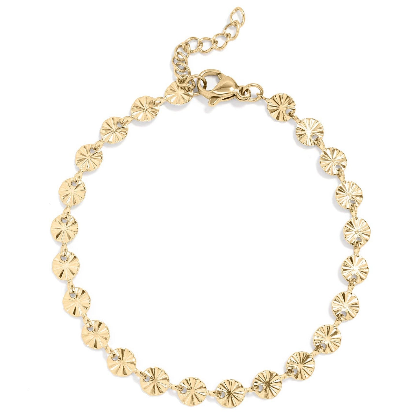 Sunburst Chain Bracelet