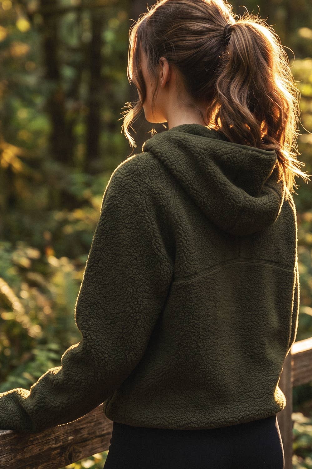 Sherpa Half-Zip Hoodie
