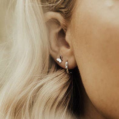 Butterfly Mini Studs: Gold