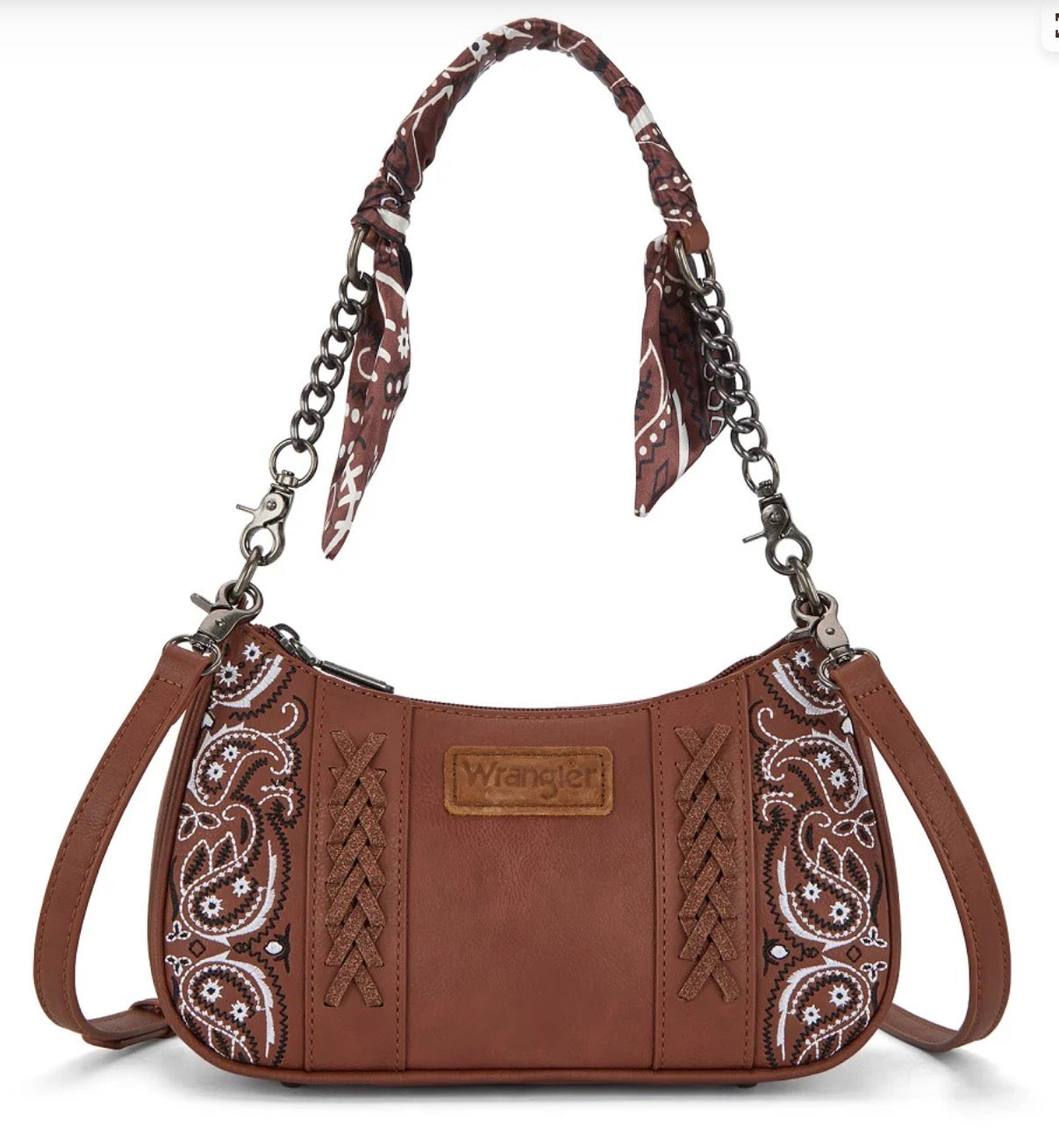 Wrangler Braided Paisley Bandana Bag