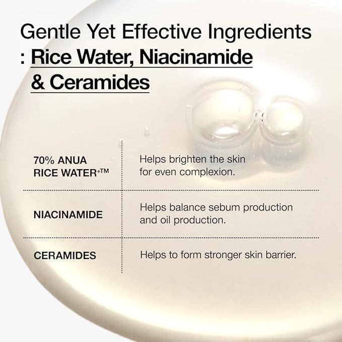 Rice 70 + Ceramide Glow Milky Toner 250ml