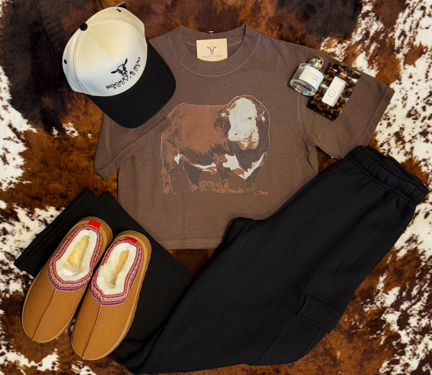 The Hereford Bull Crop Tee