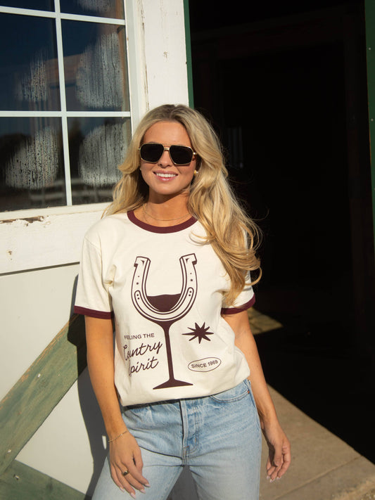 COUNTRY SPIRIT RINGER TEE