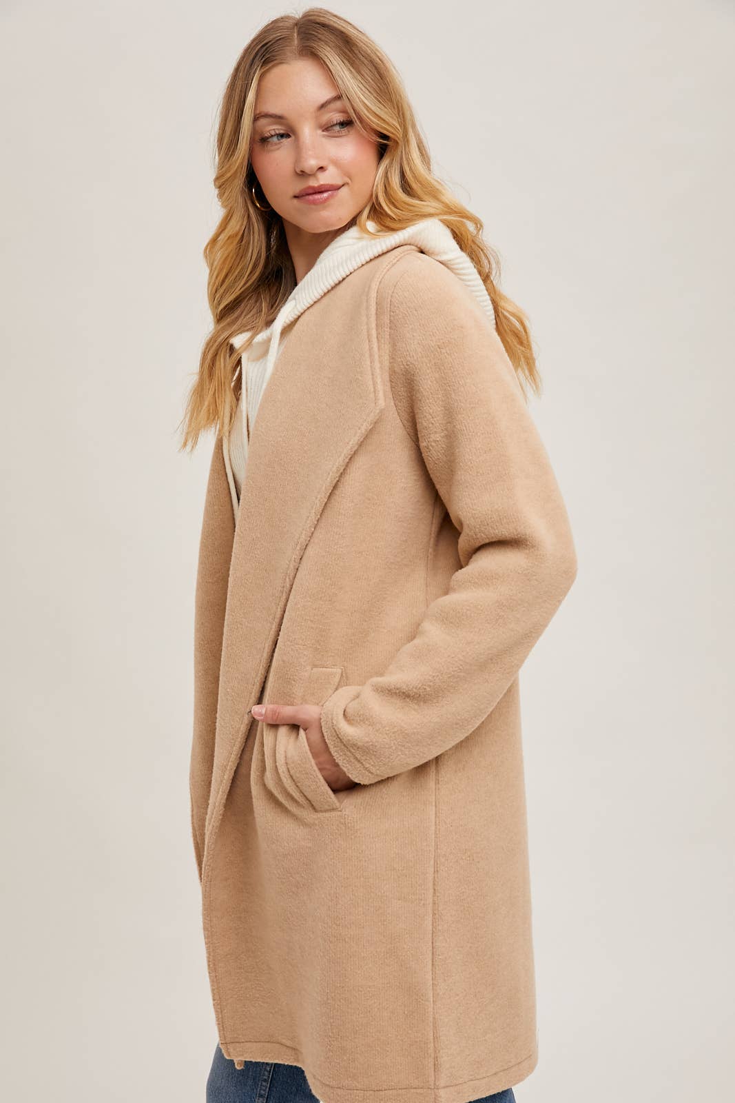Open Front Knit Jacket