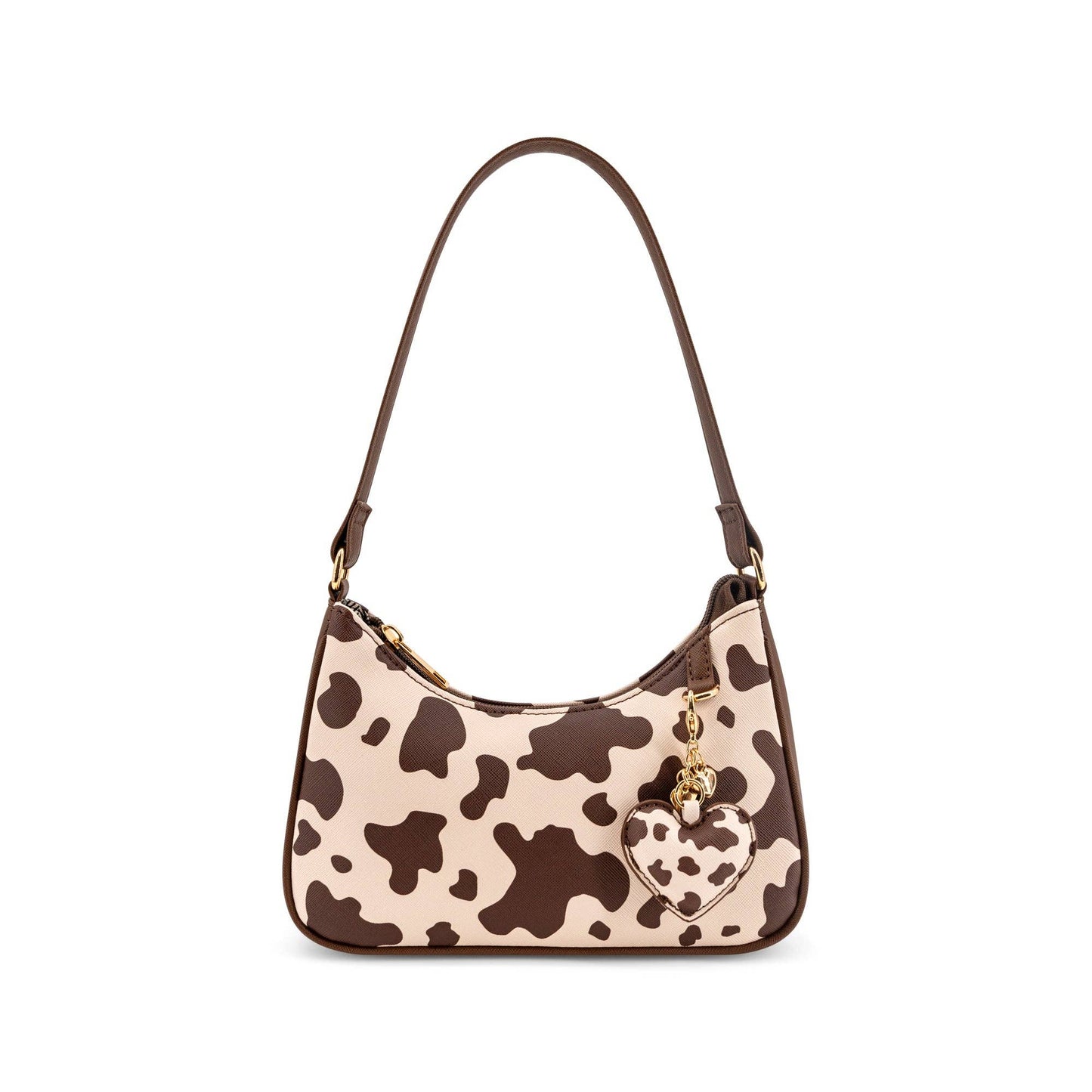 Sutton Cow Print Shoulder Bag