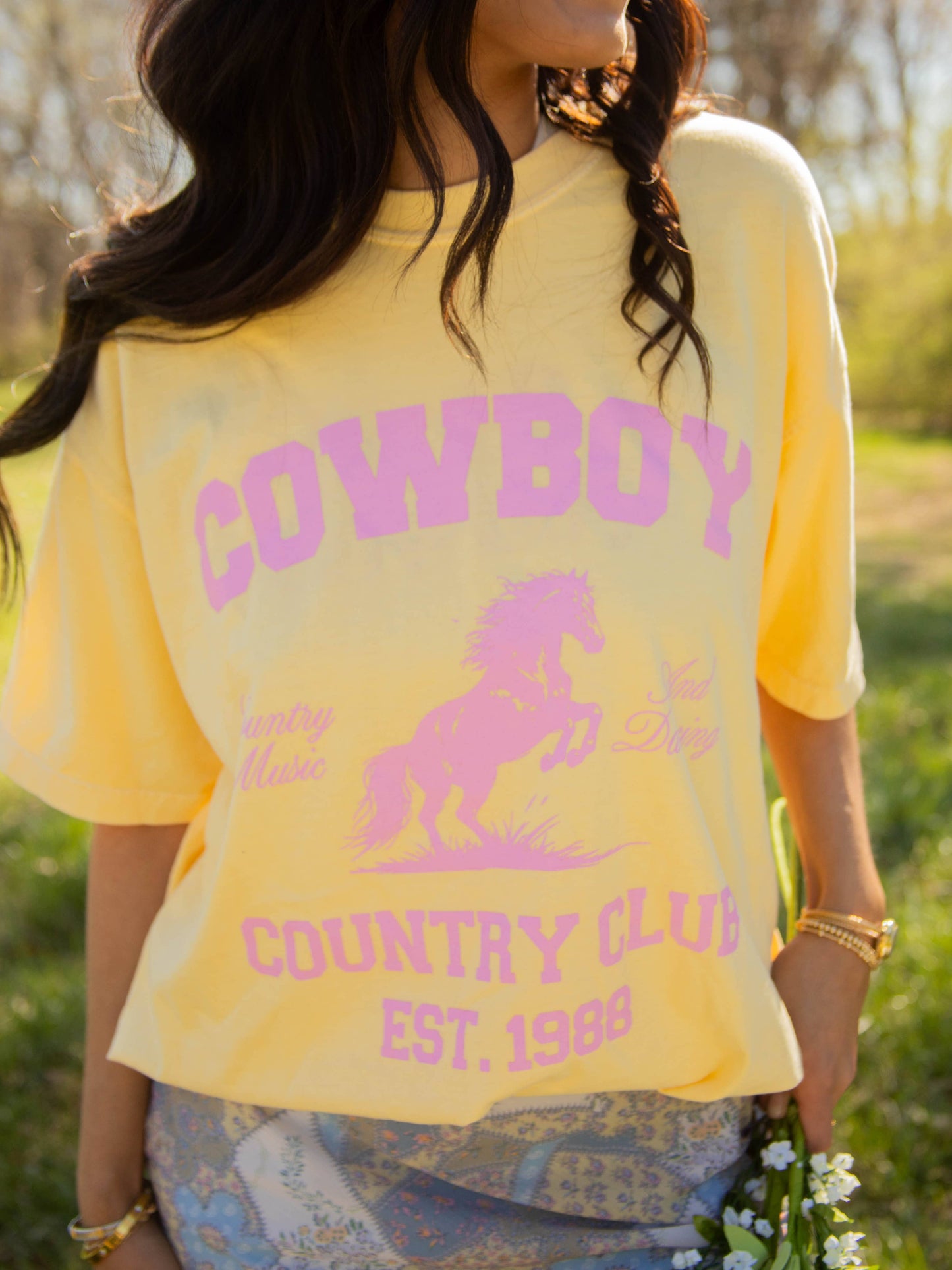 COWBOY COUNTRY CLUB TEE