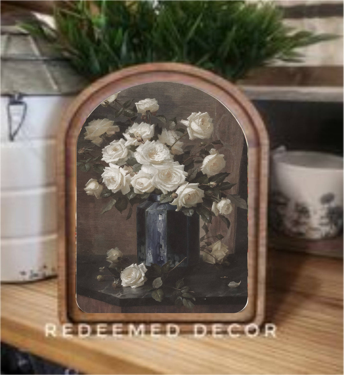 Arch Top Framed Art (6x8")