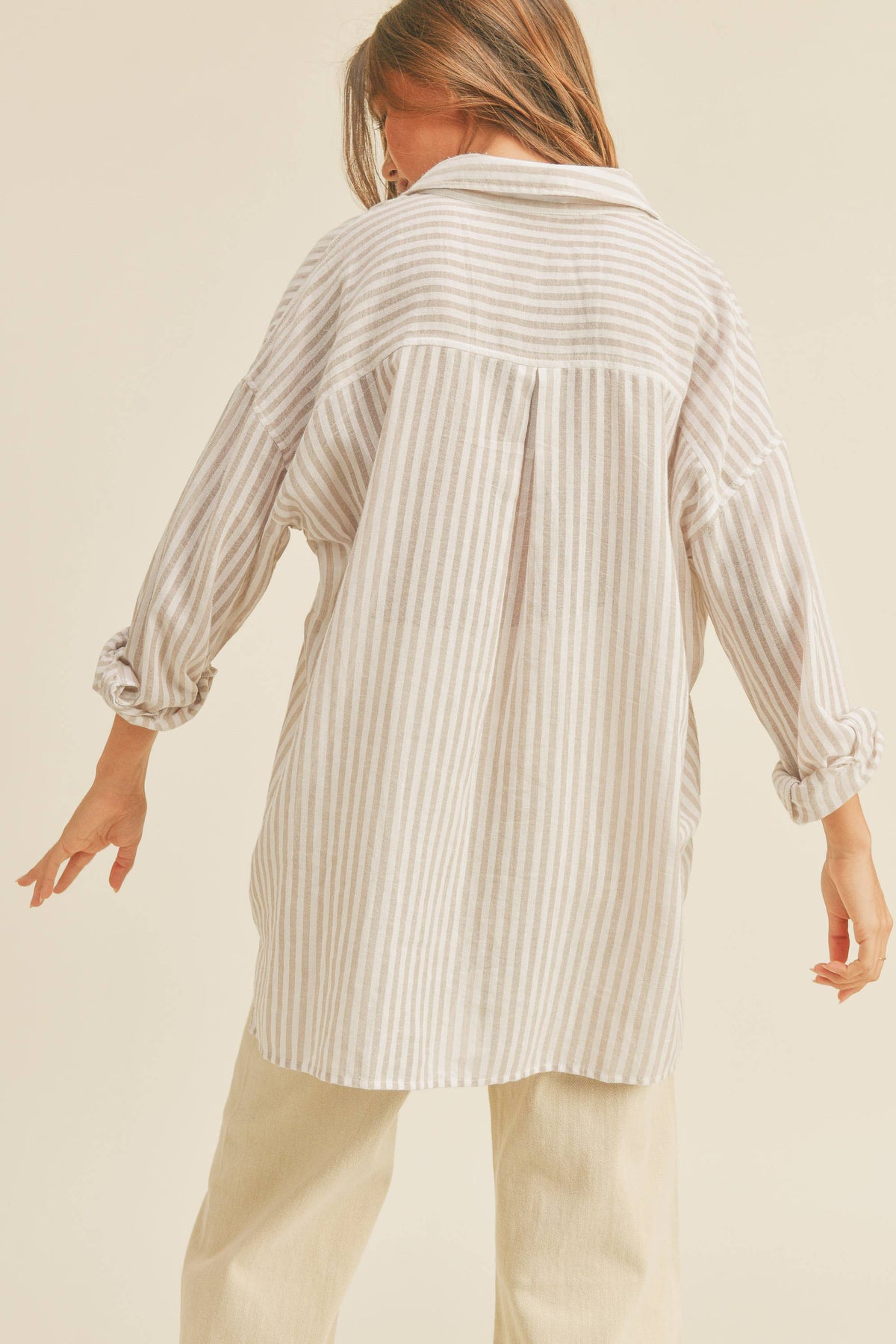 Sloane Striped Button Up