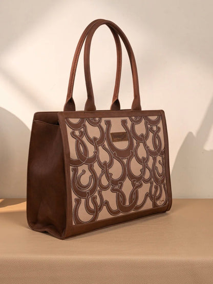 Wrangler Horseshoe Large Tote