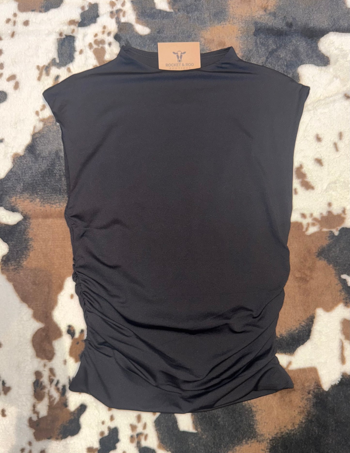 Second Skin Ruched Side Top