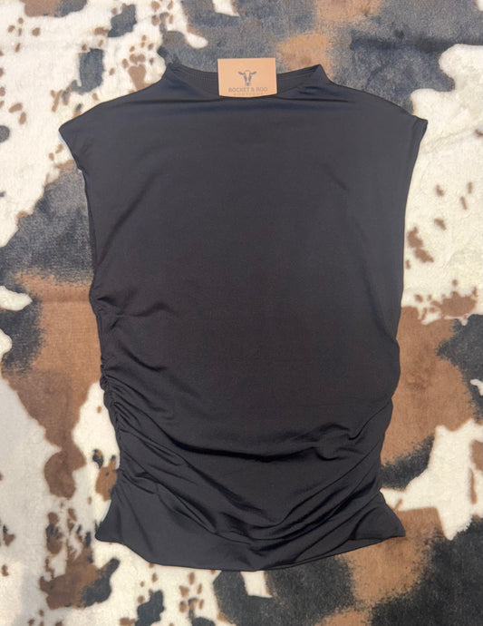Second Skin Ruched Side Top