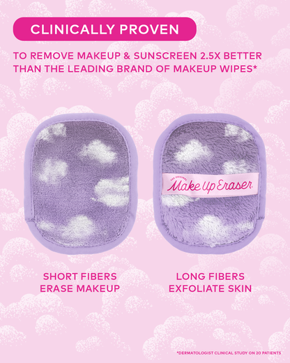 Cloud Nine 7-Day MakeUp Eraser Set & Cosmetic Bag