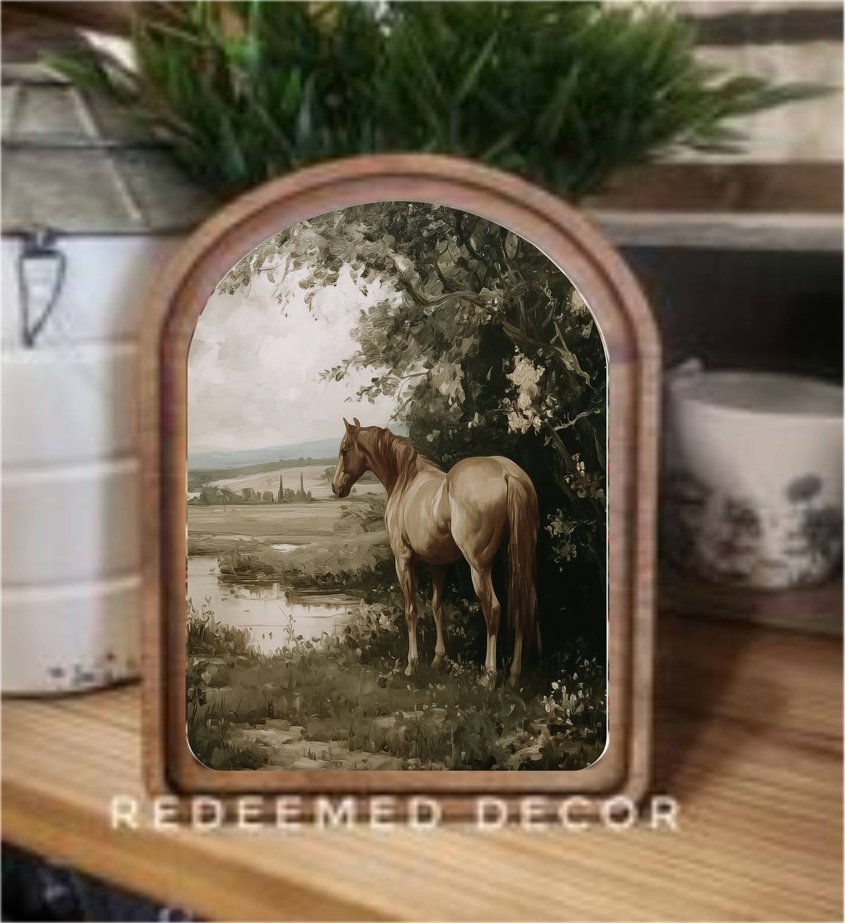 Arch Top Framed Art (6x8")