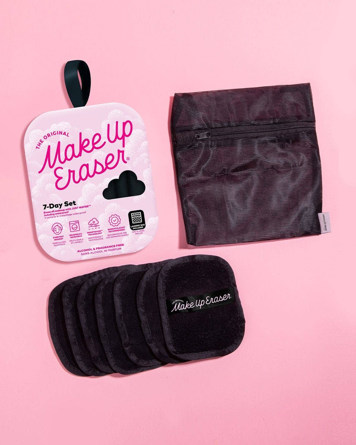 Makeup Eraser 7-Day Set - Black