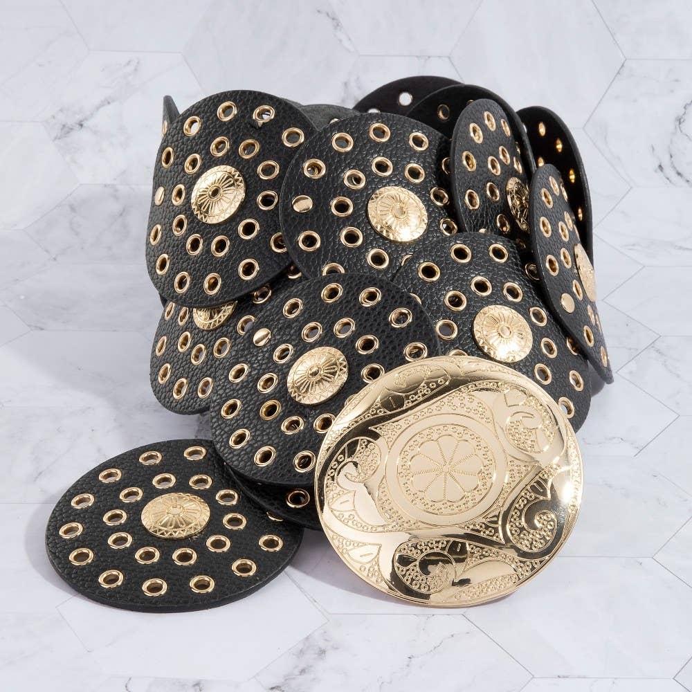 Grommet Disc Chain Belt