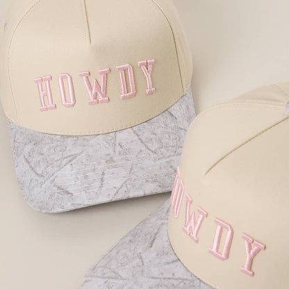 Howdy Two-Tone Trucker Hat