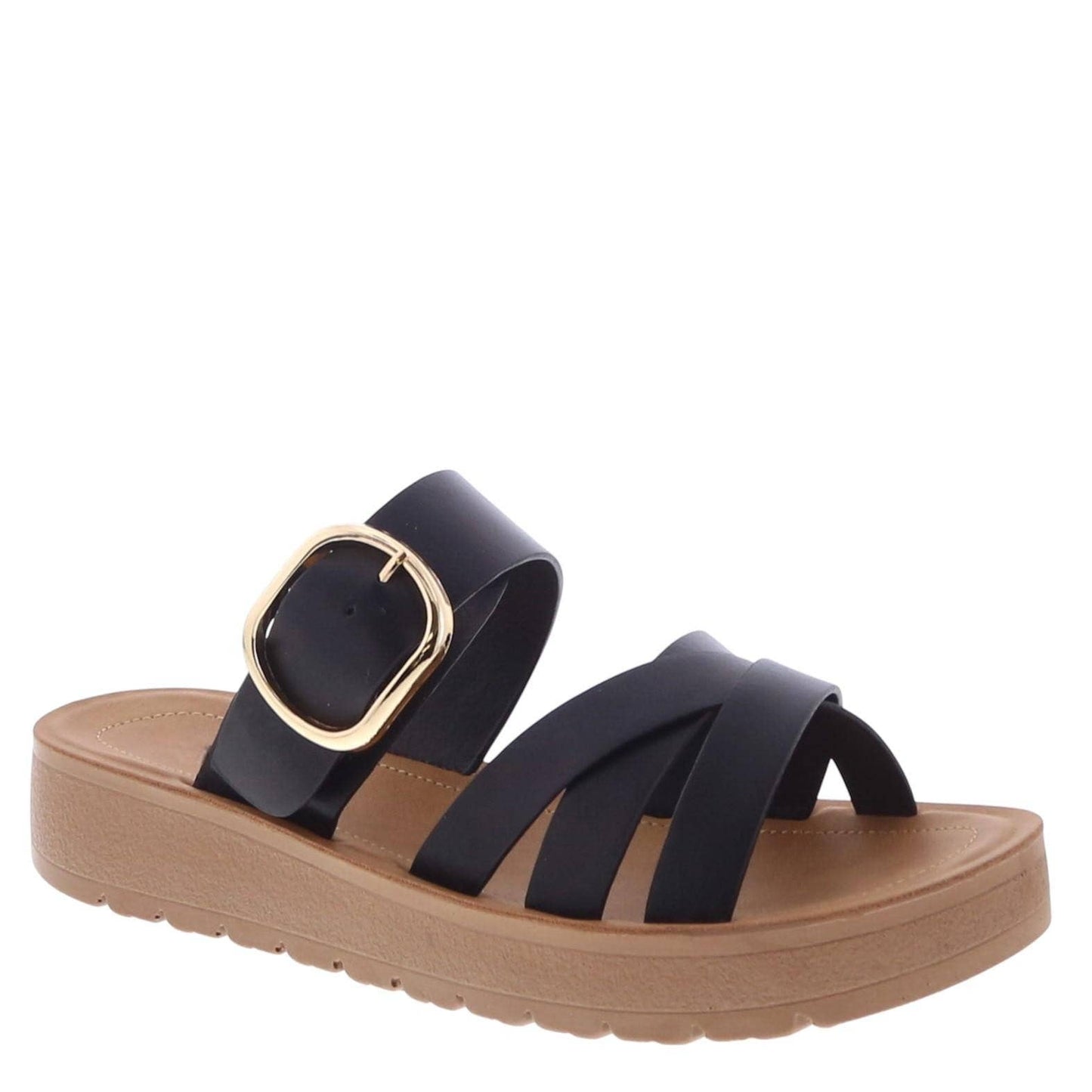Platform Slide Sandals