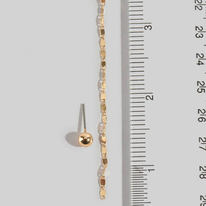 Chain Link Layered Y Necklace Set