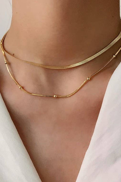 STAINLESS STEEL WATERPROOF TARNISH FREE NECKLACE