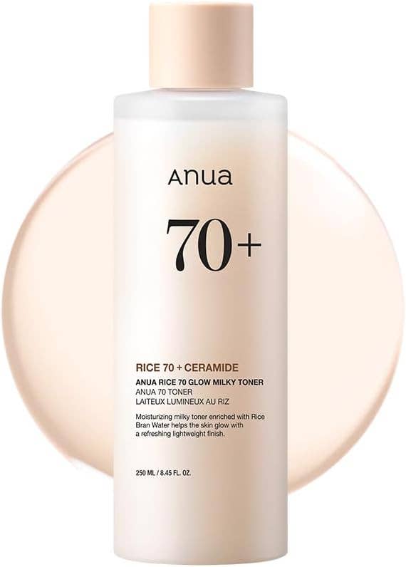 Rice 70 + Ceramide Glow Milky Toner 250ml