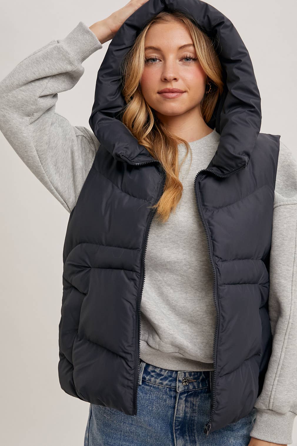 Hooded Puffer Vest