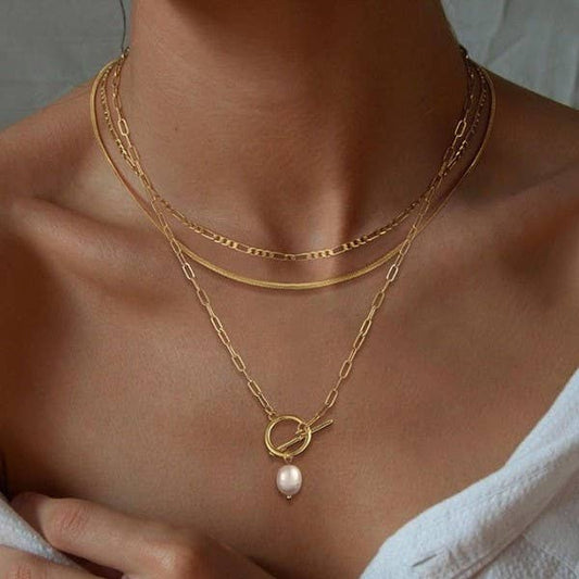 Pearl Layered Necklace