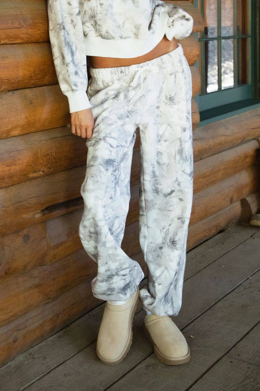 Light Camo Fleece Sweatpants Joggers