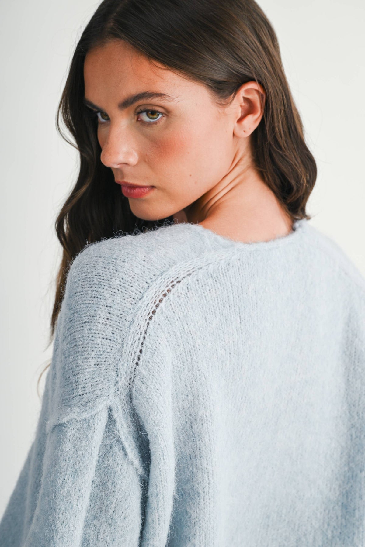 Brushed V-Neck Sweater