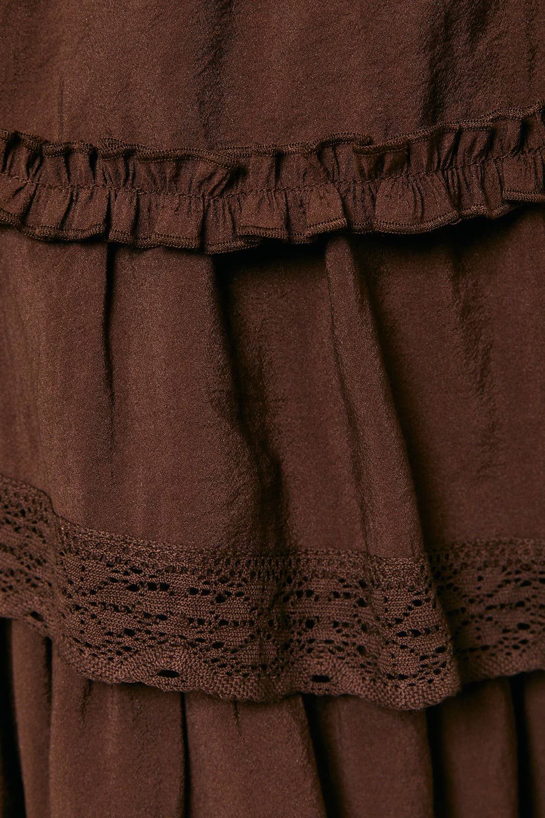 V-NECK TIERED MINI DRESS