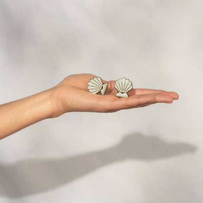 Metal Clam Shell Hair Clip 2pc Set