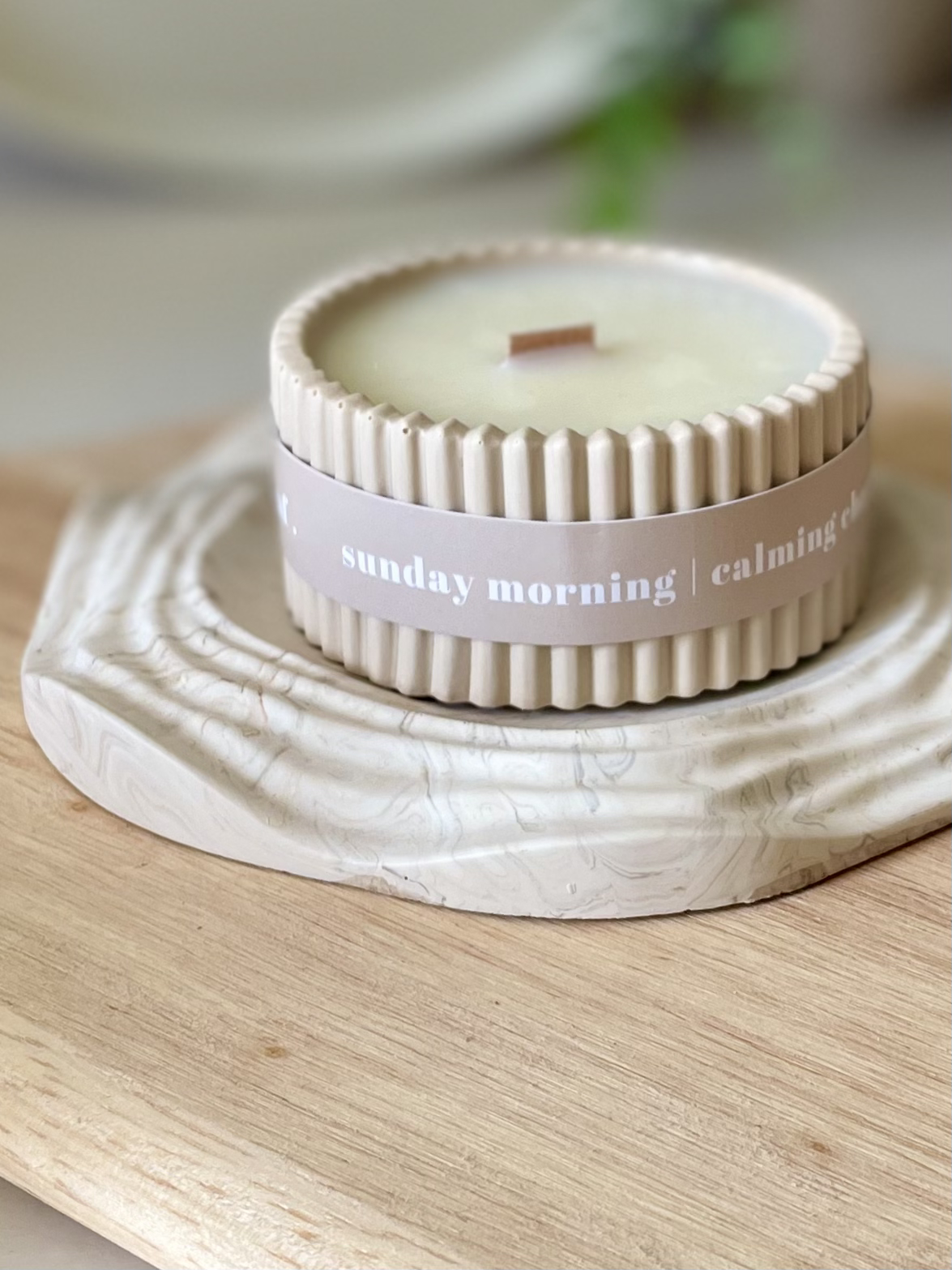 Luxury Chamomile Scented Soy Wax Candle