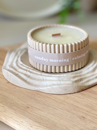 Luxury Chamomile Scented Soy Wax Candle