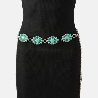 Turquoise Stone Concho Belt