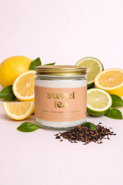 SWEET TEA | NON TOXIC SOY WAX CANDLE | SUMMER COLLECTION
