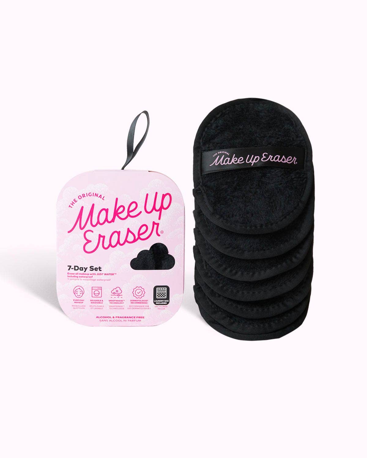 Makeup Eraser 7-Day Set - Black