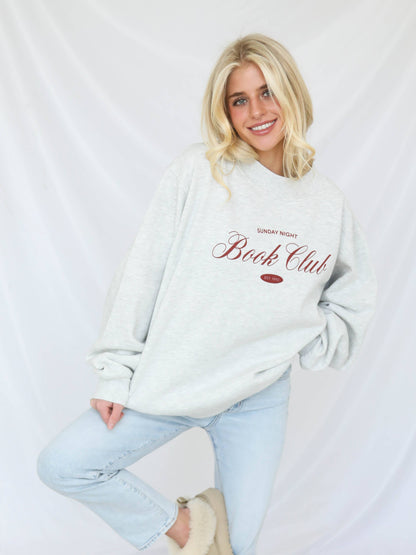 Sunday Night Book Club Mockneck