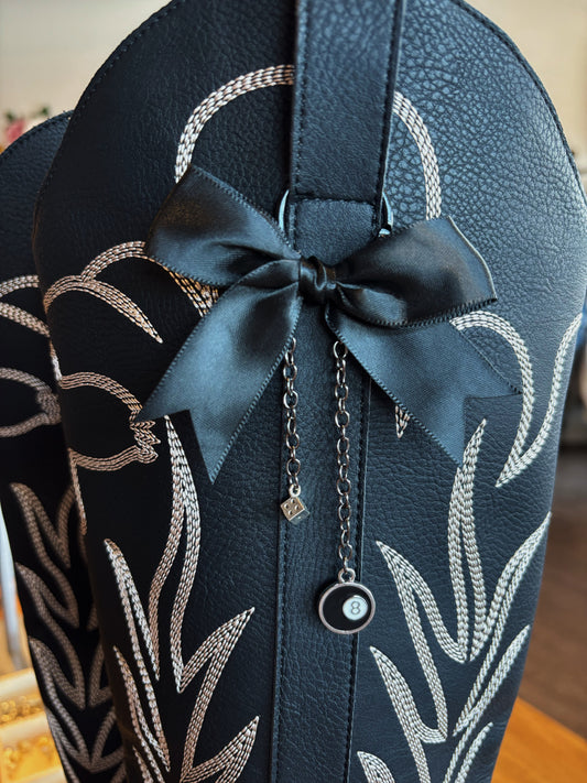 Gambling Boot and Bag Charm Set of 2