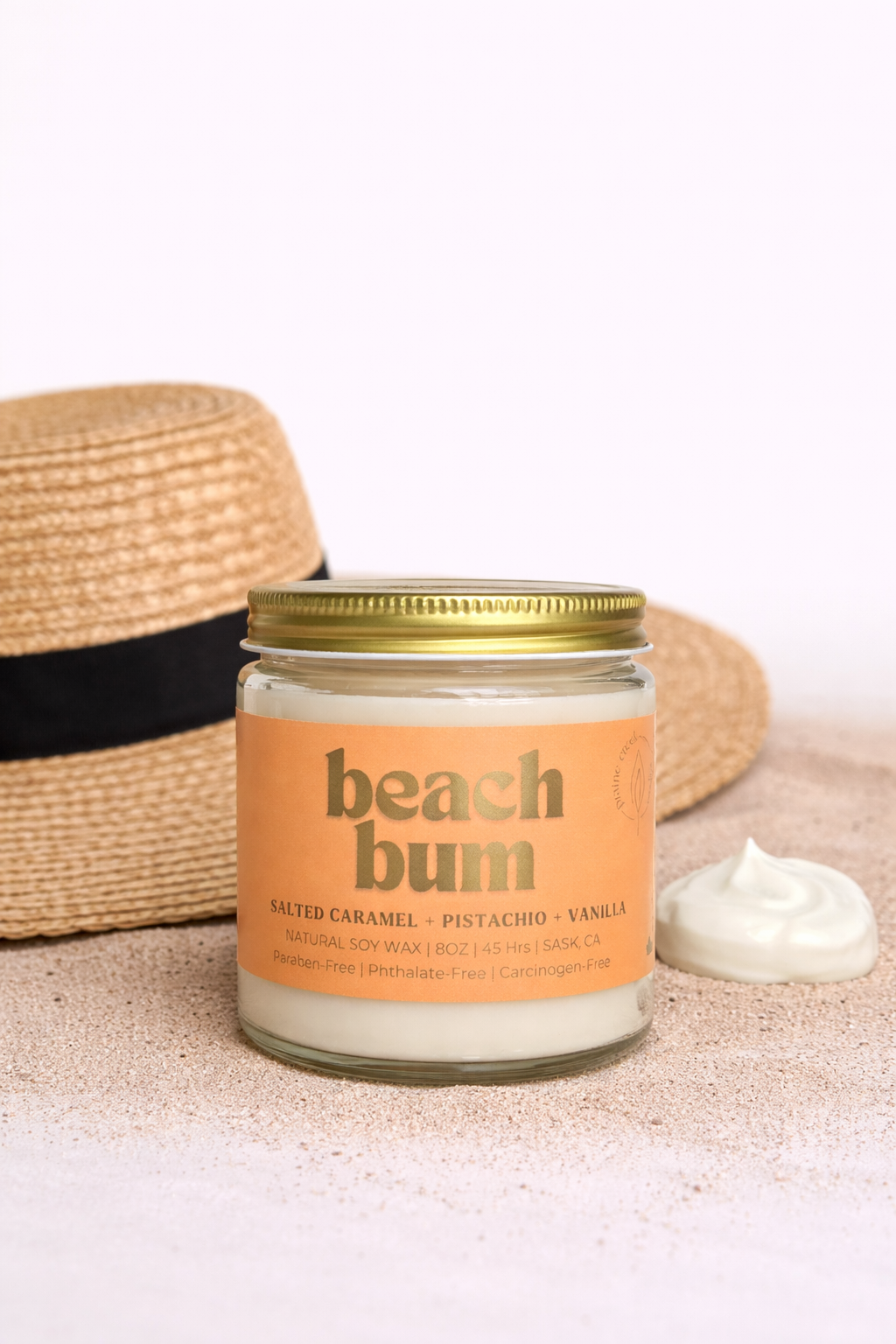 BEACH BUM | NON TOXIC SOY WAX CANDLE | SUMMER COLLECTION